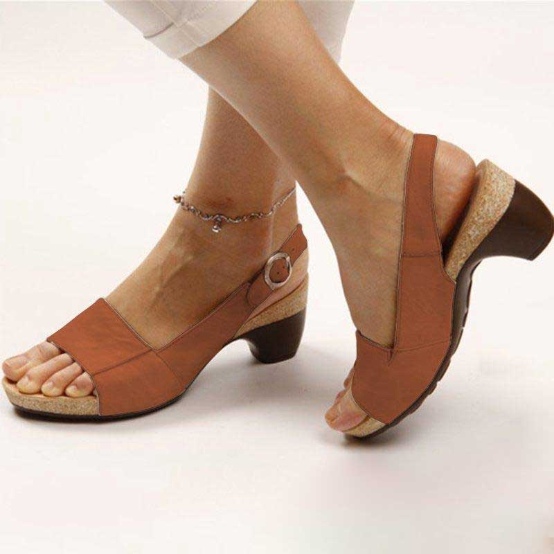 Zoraida® | Orthopedic Sandals With A Comfortable Heel