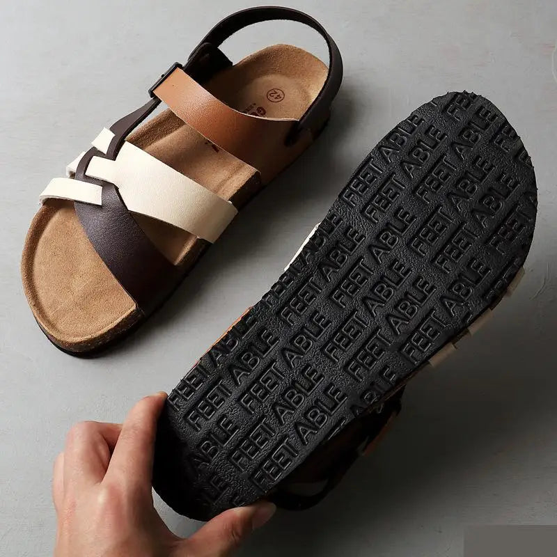 Francisca® | High quality orthopedic leather sandals