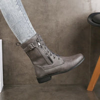 Brandy | Short Leather Boots Women's