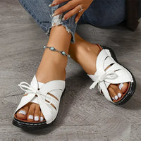 Zenda® | Comfortable sandals with bow tie