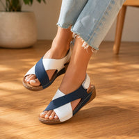 Carmen | Women’s Colorblock Wedge Sandals