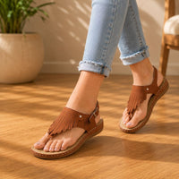 Naomi | Women’s Roman Thong Wedge Sandals