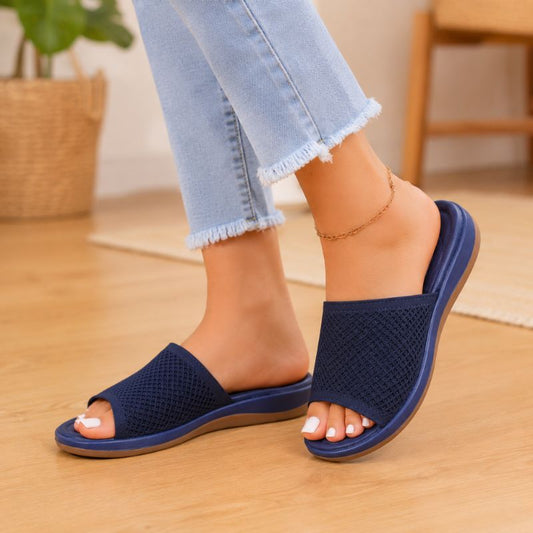 Camille | Orthopedic  Flying Weave Wedge Sandals With Soft Bottom