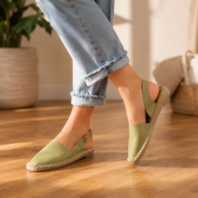 Sophia | Women’s Soft Leather Fisherman Flat Sandals