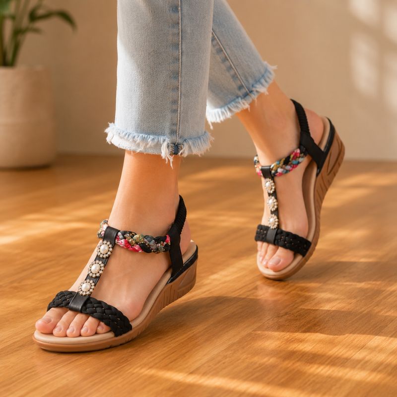 Maya | Women’s Boho Braided Sandals