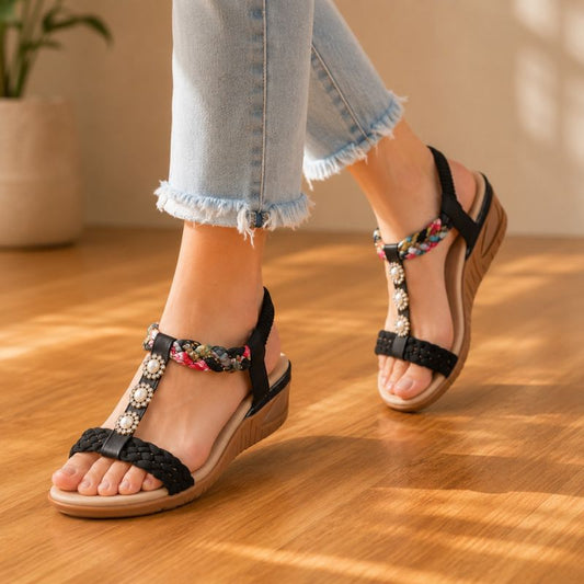 Maya | Women’s Boho Braided Sandals