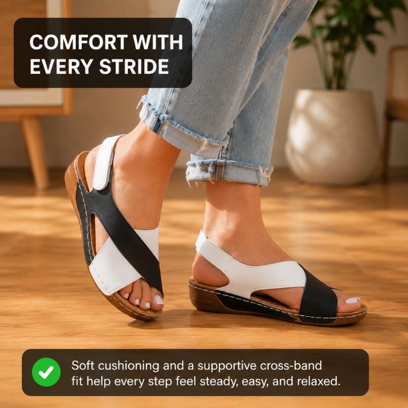Carmen | Women’s Colorblock Wedge Sandals