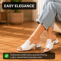 Anya | Women’s Patent Leather Chunky Heel Sandals
