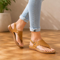 Naomi | Women’s Roman Thong Wedge Sandals