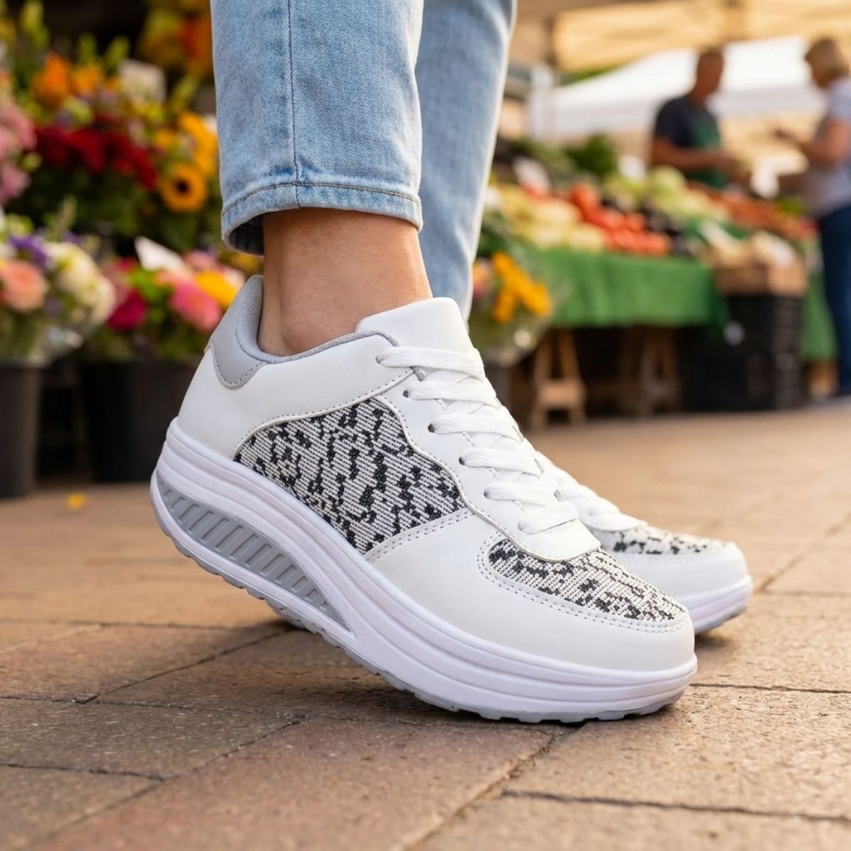 SW Max | Platform Sneakers for Foot Fatigue, Knee & Back Pain