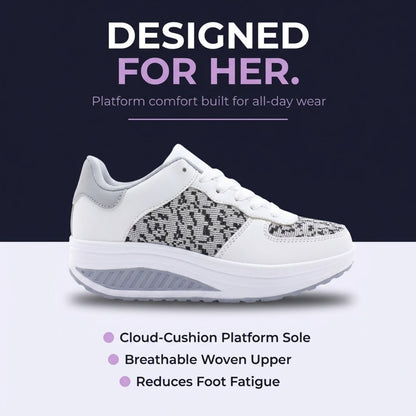 SW Max | Platform Sneakers for Foot Fatigue, Knee & Back Pain