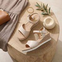 Bianca | Women’s Buckle Wedge Sandals