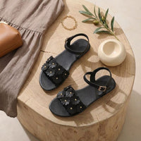 Valentina | Women’s Floral Flat Sandals