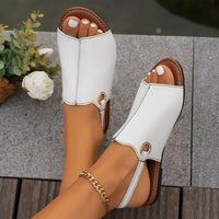 Alessia | Women’s Peep-Toe Back Strap Sandals