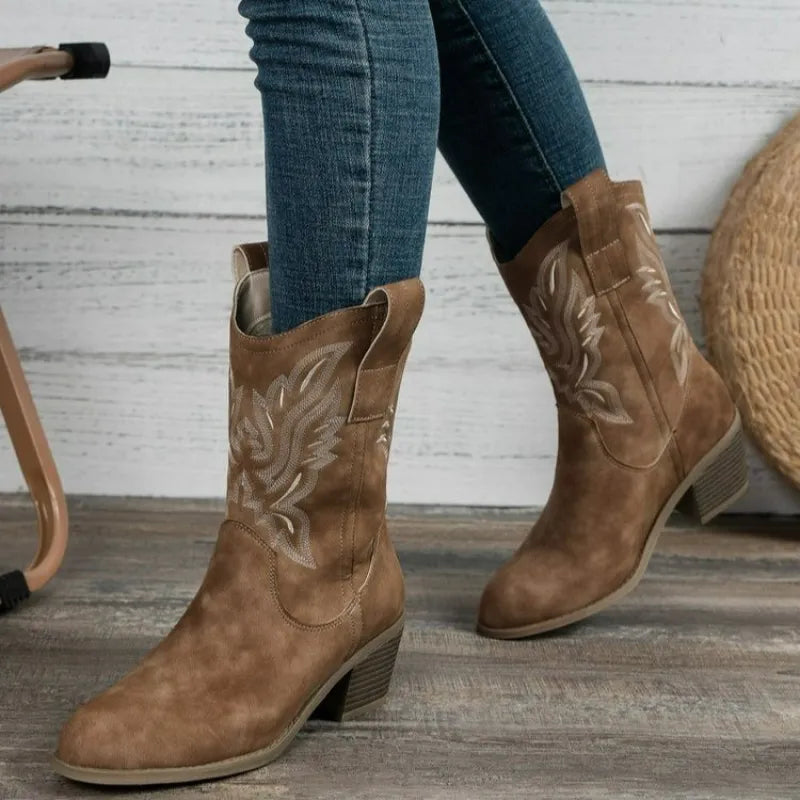 Melissa | Women’s Summer V-Cut Denim Boots