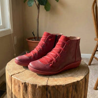 Fiona | Women’s Lace-Up Zip Ankle Boots