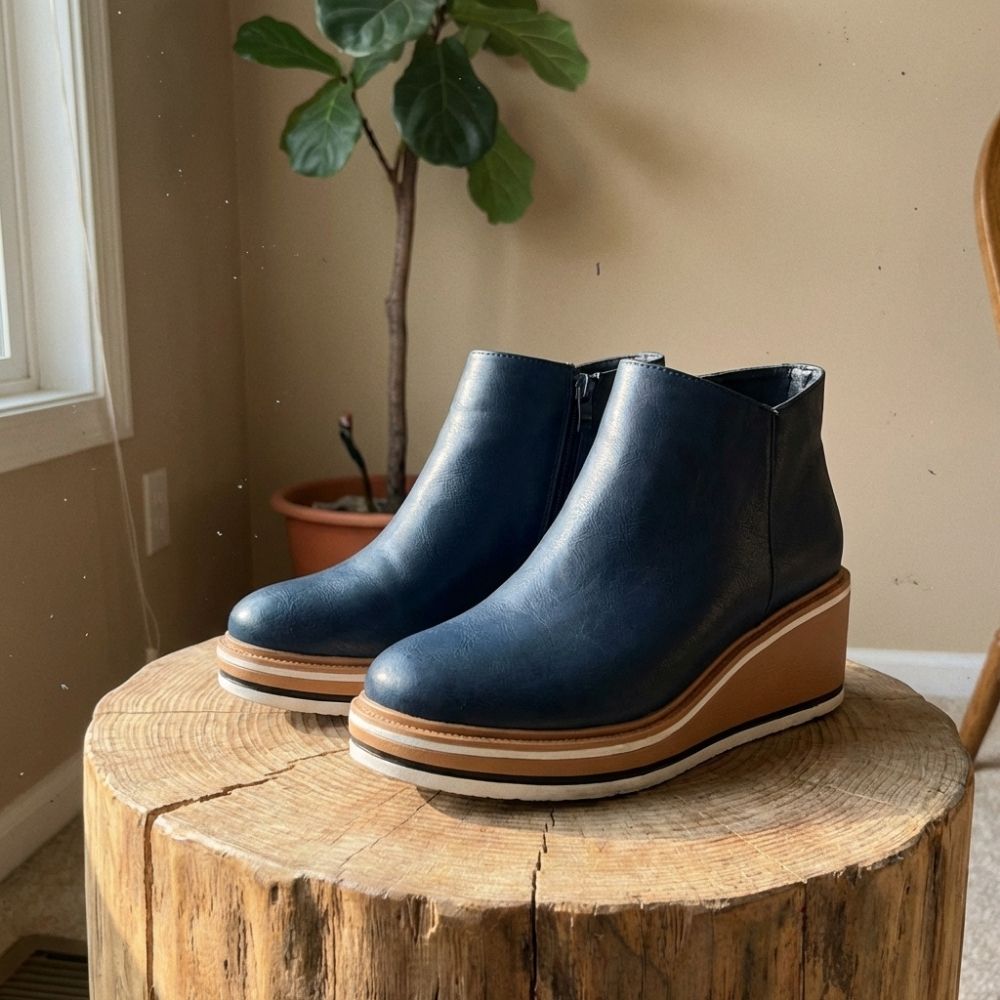 Amy | Women's Ankle Boots With Platform Sole