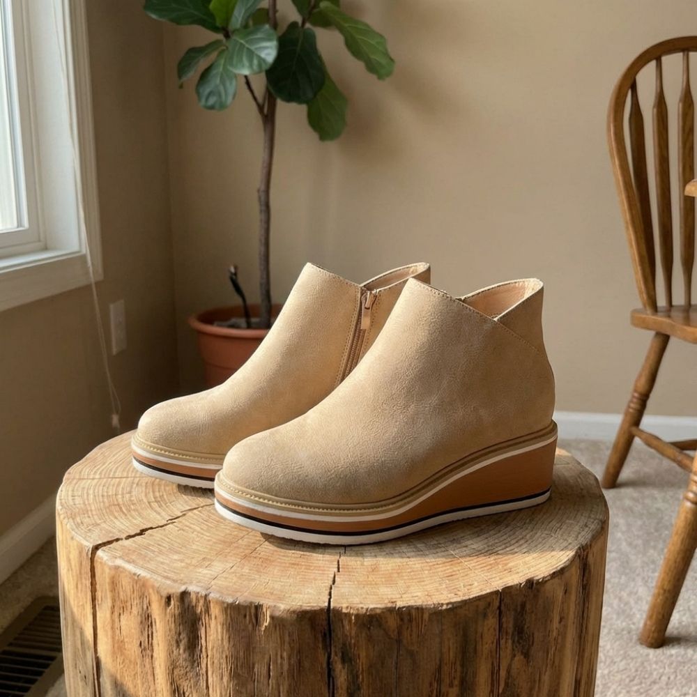 Amy | Women's Ankle Boots With Platform Sole