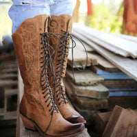 Ana | Women’s Mid-Calf Lace-Up Boots