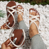 Nora® | Trendy women's sandals in a solid color