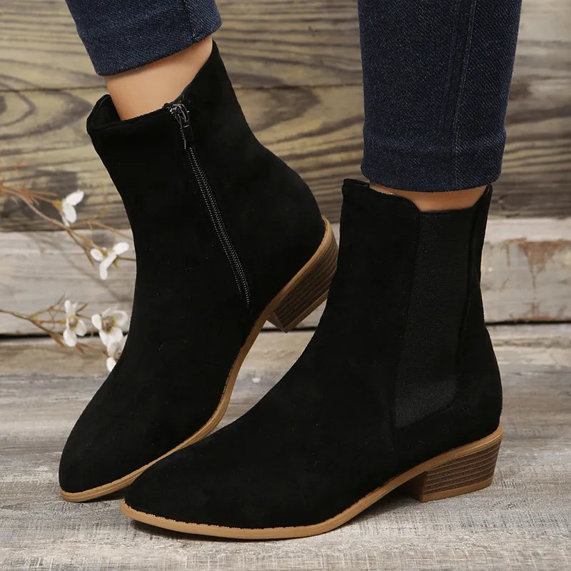 Isolde | Women’s Elegant Pointed Suede Boots
