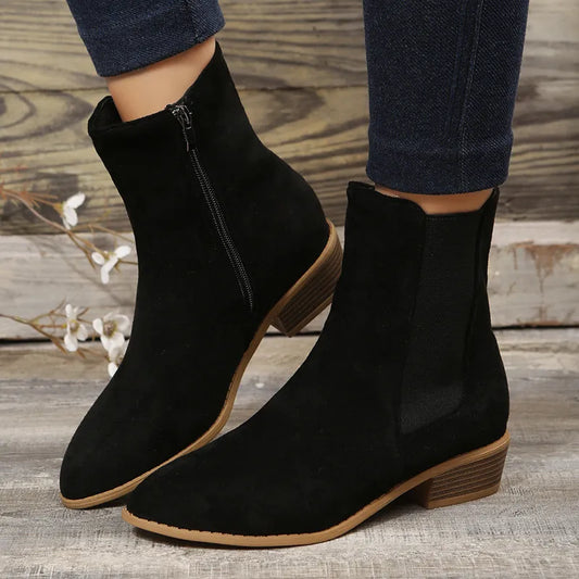 Isolde | Women’s Elegant Pointed Suede Boots