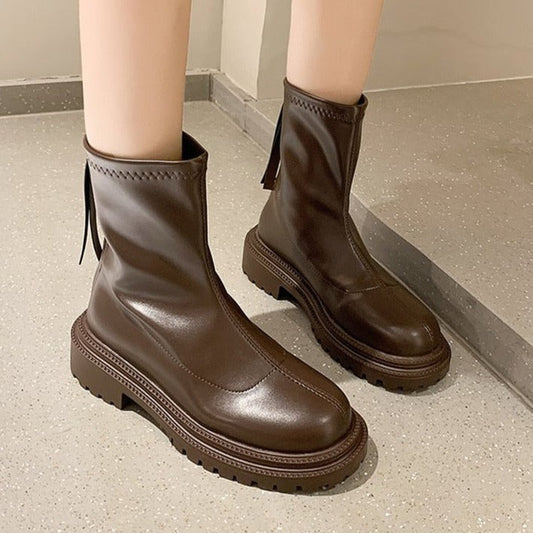 Gabrielle | Women’s Stylish Chunky Heel Ankle Boots