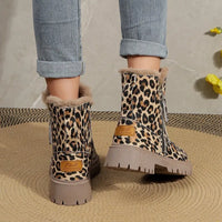 Mila | Women’s Leopard Print Comfortable Ankle Boots