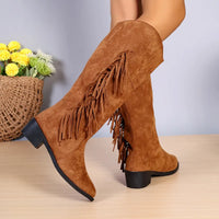 Bella | Women’s Retro Suede Tassel Boots
