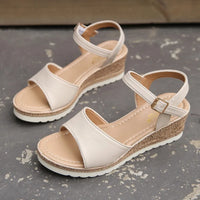 Bianca | Women’s Buckle Wedge Sandals