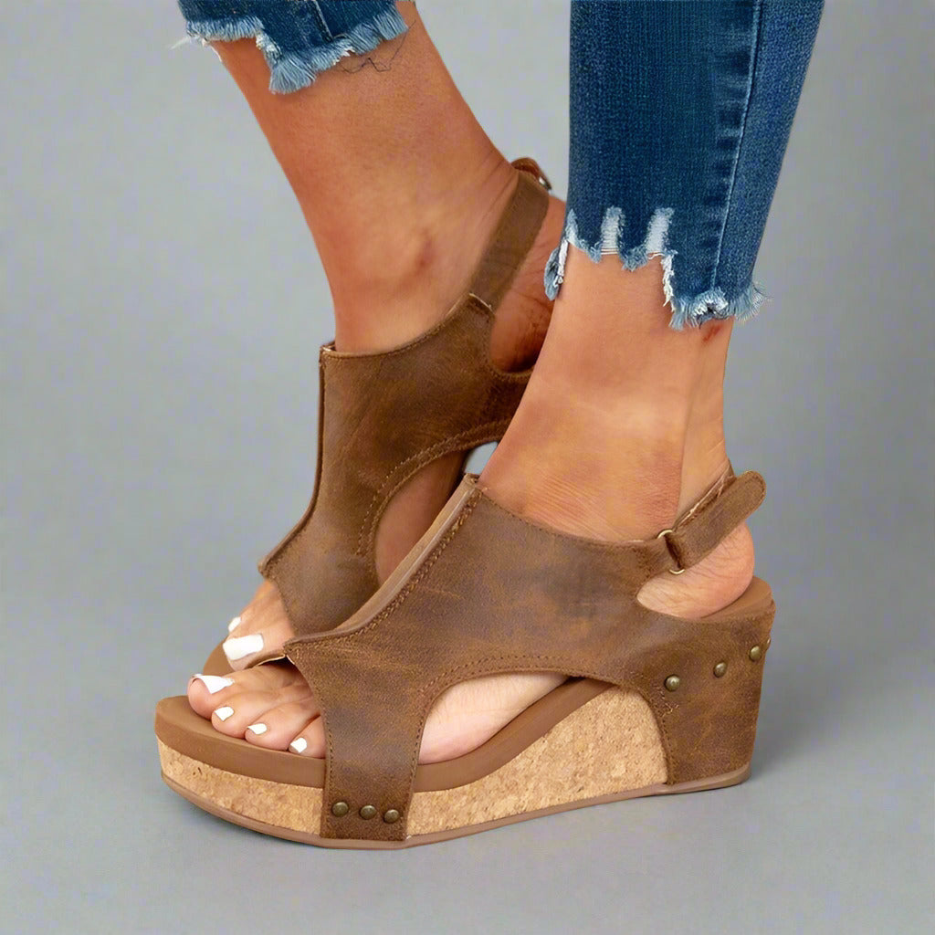Rita® | Orthopedic Leather Sandals