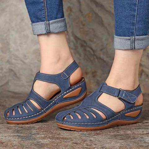 Mary® | Breathable Orthopedic Sandal With Low Heel And Correction Function
