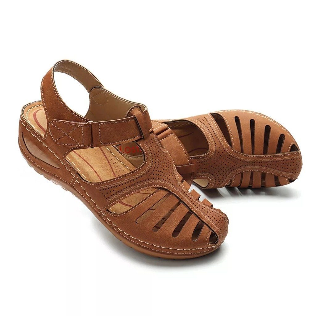 Mary® | Breathable Orthopedic Sandal With Low Heel And Correction Function