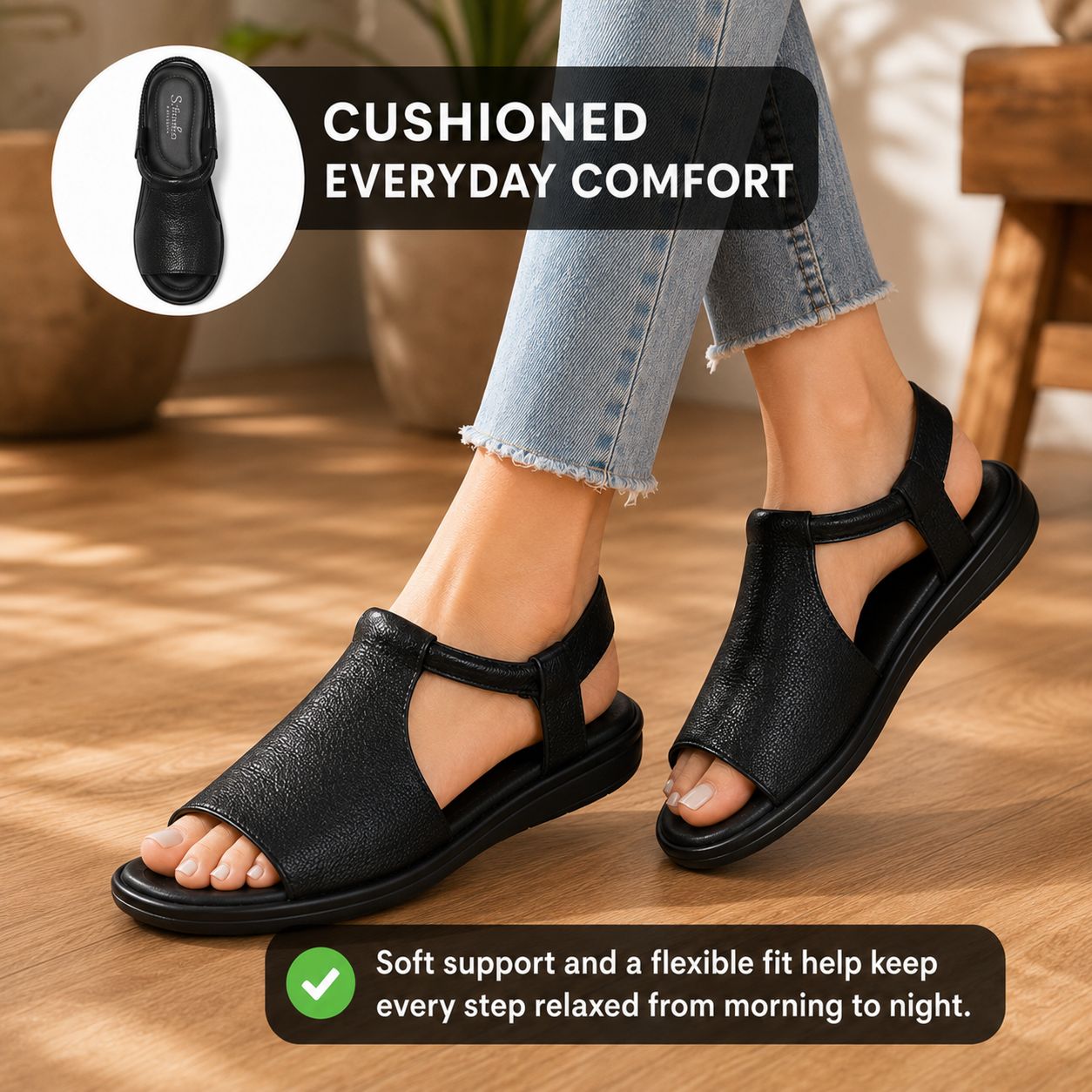 Yara | Women Handmade British Leather Sandals