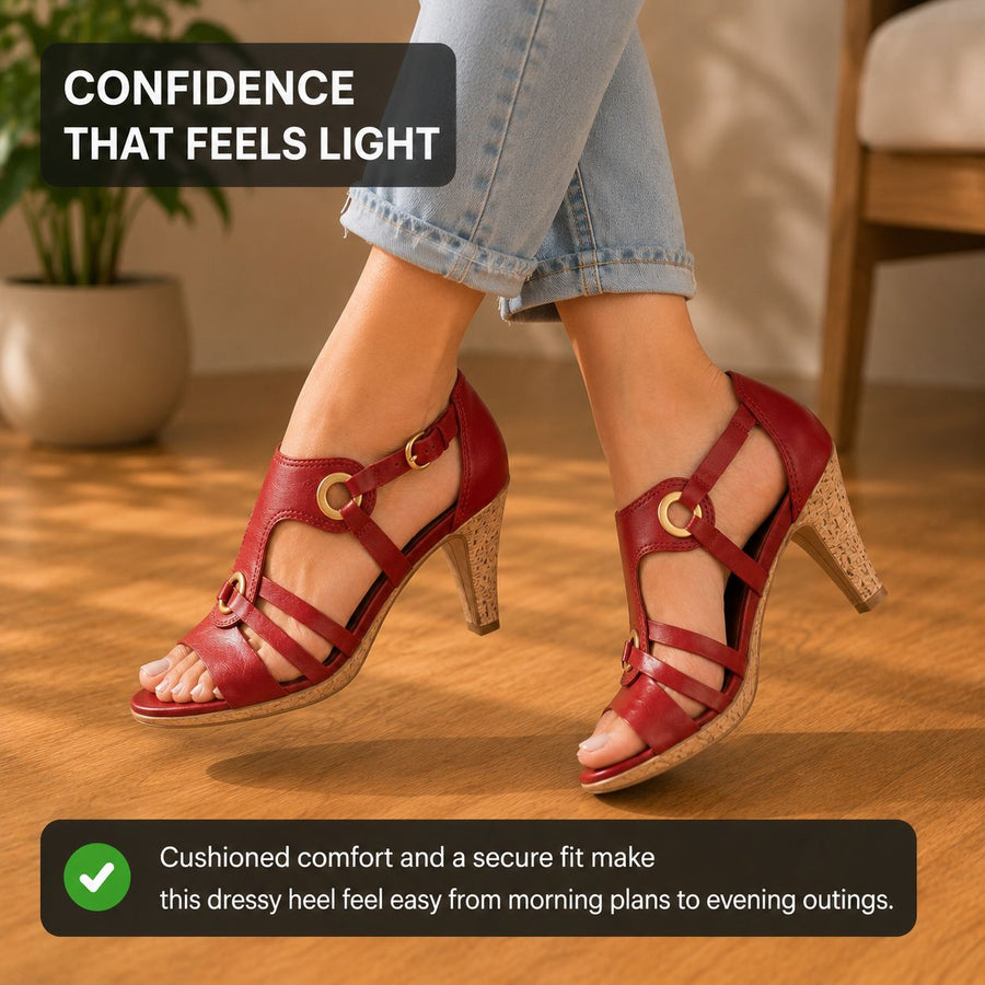 Eugenia® | Elegant High Heel Sandals For Superior Comfort