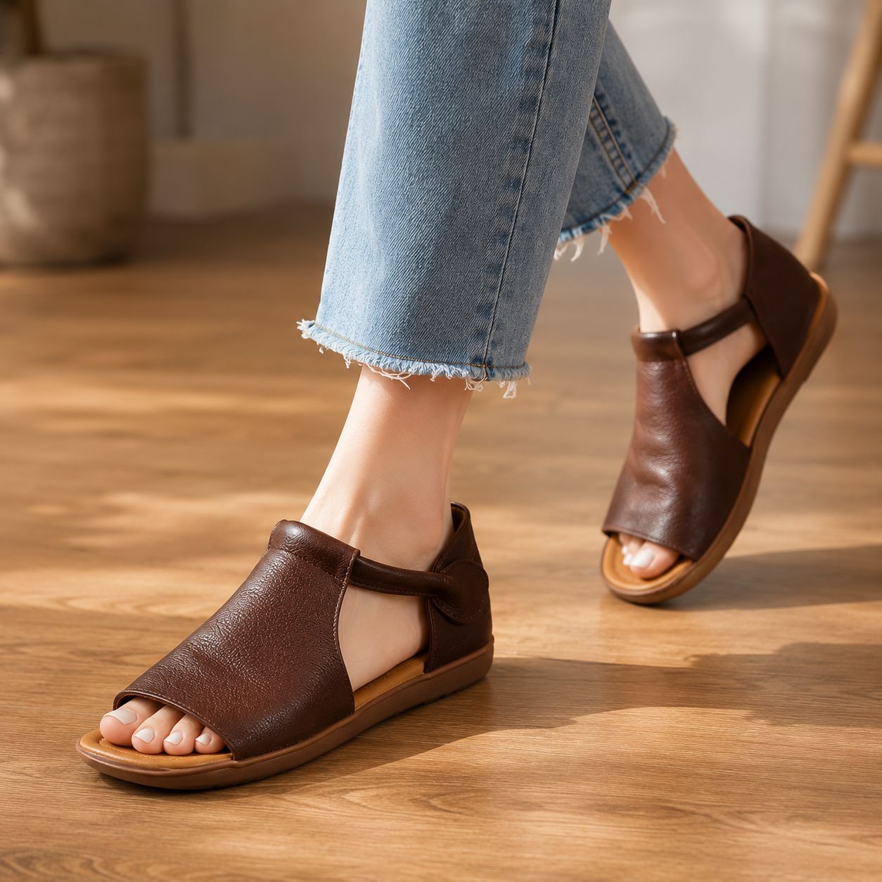Yara | Women Handmade British Leather Sandals