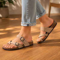 Hilary® | Cork Heel Sandals