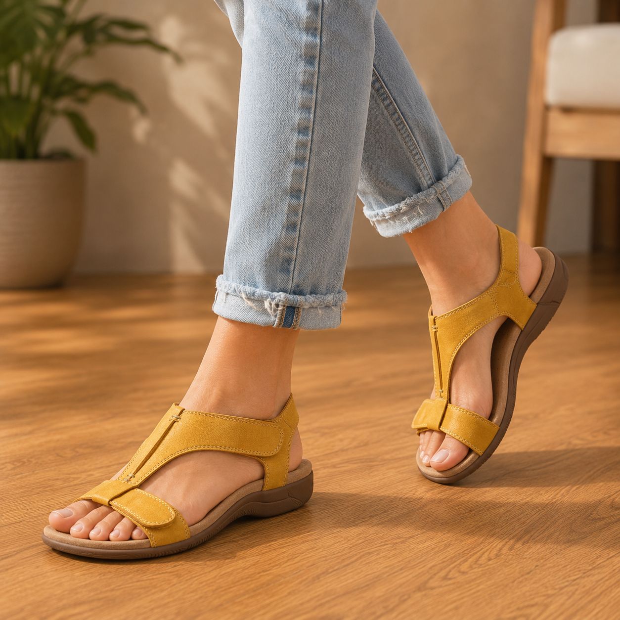 María José® | Orthopedic Leather Sandals