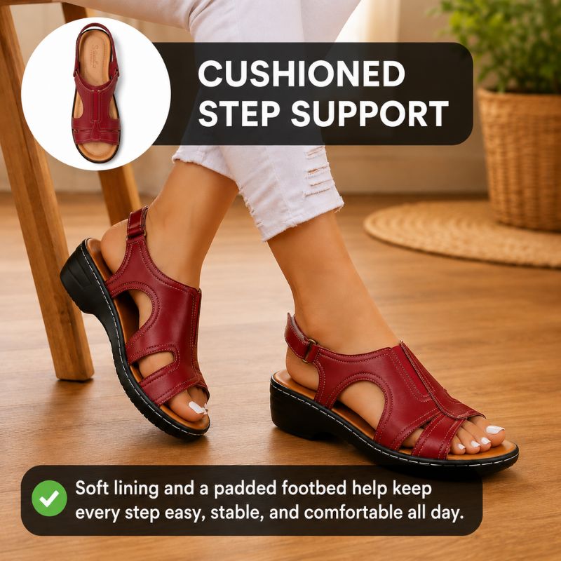 Zoe | Orthopedic Soft Wedge Sandals