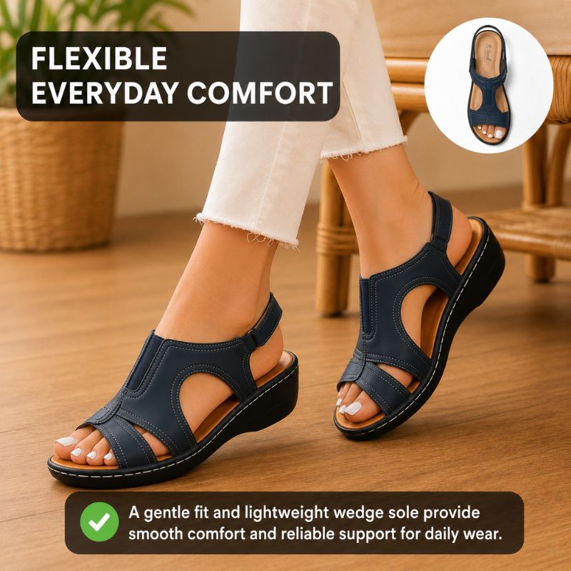 Zoe | Orthopedic Soft Wedge Sandals