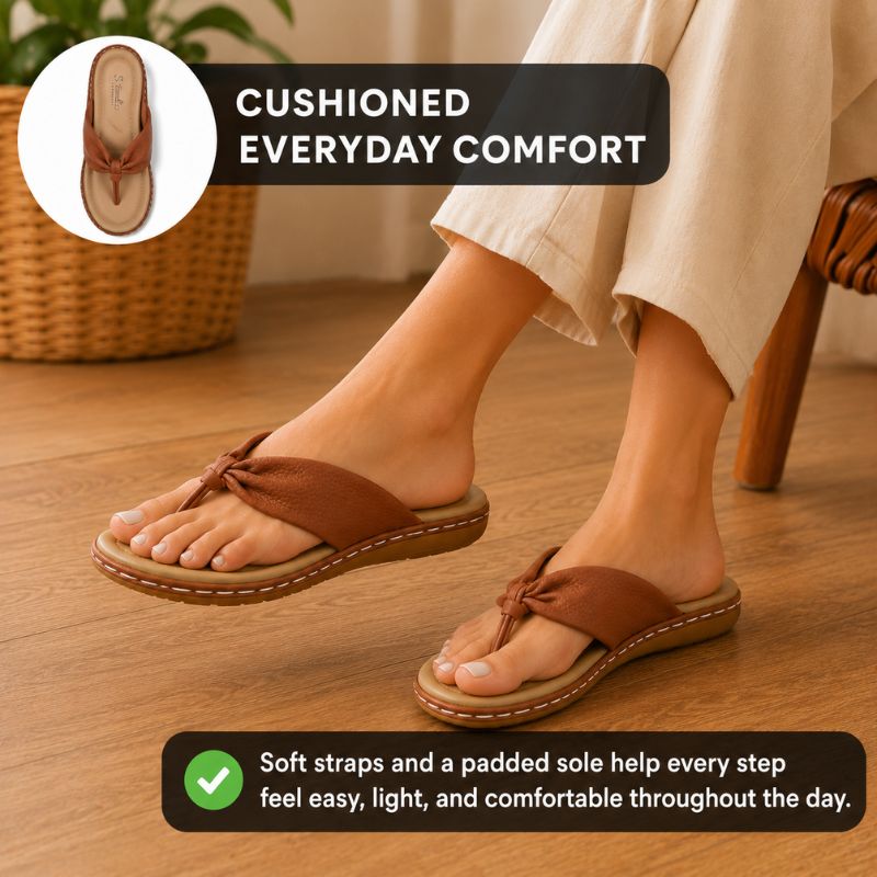 Lucia | Orthopedic Soft Flip Flops Sandals
