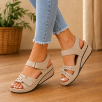 Maia | Orthopedic Summer Velcro Wedge Sandals