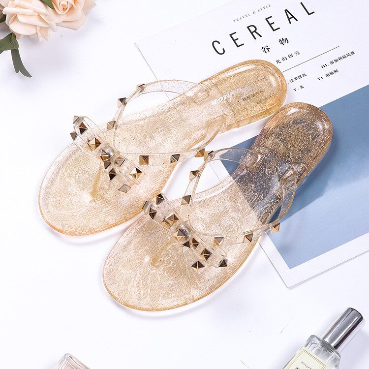 Nikki® | Studded Bow-Knot Flip-Flops Sandals